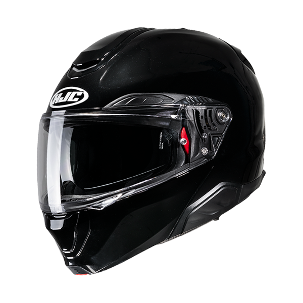 HJC CASCO MODULARE IN FIBRA RPHA 91 NERO LUCIDO