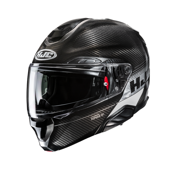 HJC CASCO MODULARE IN FIBRA RPHA 91 CARBON ELIG GRIGIO MC5