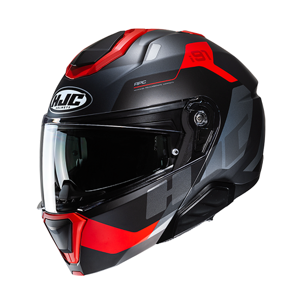 HJC CASCO MODULARE i91 CARST ROSSO MC1SF