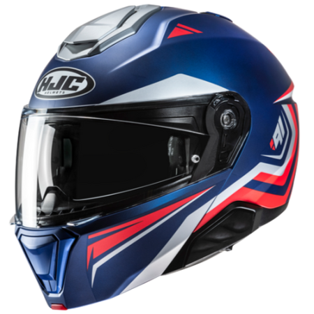 HJC CASCO MODULARE i91 TRICUS ROSSO BLU MC21SF