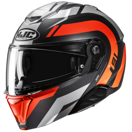 HJC CASCO MODULARE i91 ARVEN ARANCIONE MC6HSF