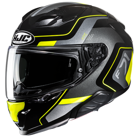 HJC CASCO INTEGRALE FIBRA F71 ARCAN GIALLO FLUO MC3H