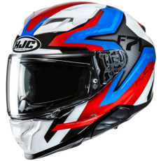 HJC CASCO INTEGRALE FIBRA F71 FES ROSSO BLU MC21