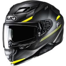 HJC CASCO INTEGRALE FIBRA F71 CARBON ESIRA GIALLO FLUO MC3HSF