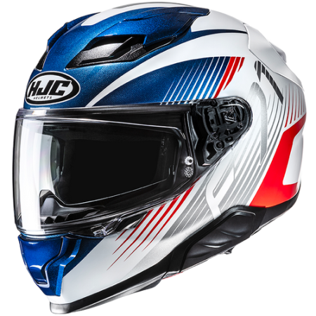 HJC CASCO INTEGRALE FIBRA F71 CATOS ROSSO BLU MC21