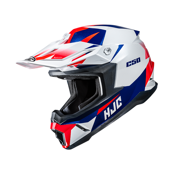 HJC CASCO INTEGRALE CROSS C50 SLIDER ROSSO BLU MC21