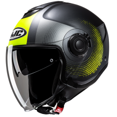 HJC CASCO JET i40 PYLE GIALLO FLUO MC3HSF