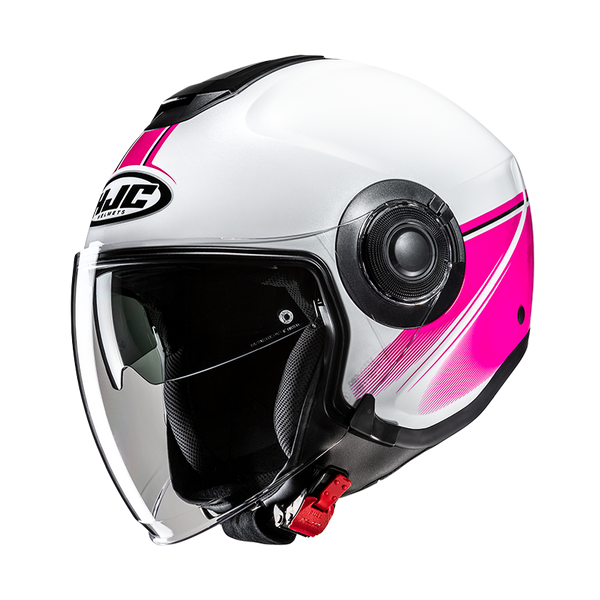 HJC CASCO JET i40 VISION ROSA MC8