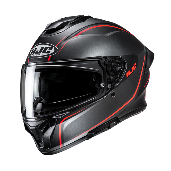 HJC CASCO INTEGRALE C71 QUEZ ROSSO MC1SF