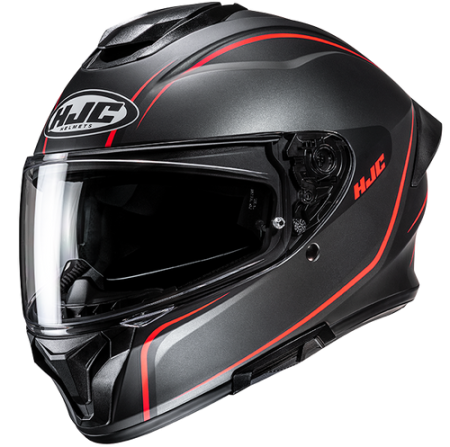 HJC CASCO INTEGRALE C71 QUEZ ROSSO MC1SF