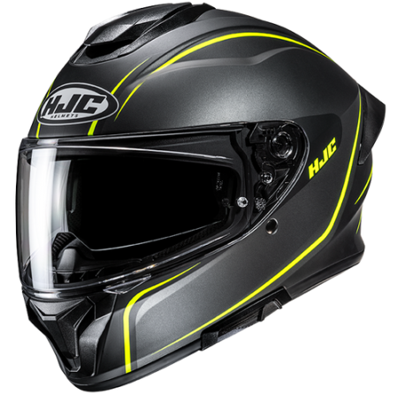 HJC CASCO INTEGRALE C71 QUEZ GIALLO FLUO MC3HSF