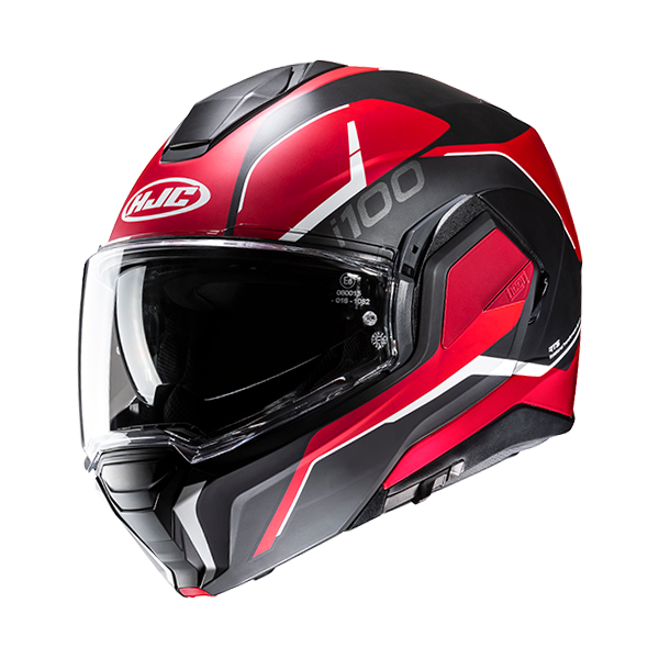 HJC CASCO JET MODULARE i20N LORIX ROSSO MC1SF