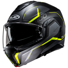 HJC CASCO JET MODULARE i20N LORIX GIALLO FLUO MC3HSF