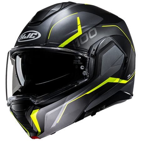 HJC CASCO JET MODULARE i20N LORIX GIALLO FLUO MC3HSF