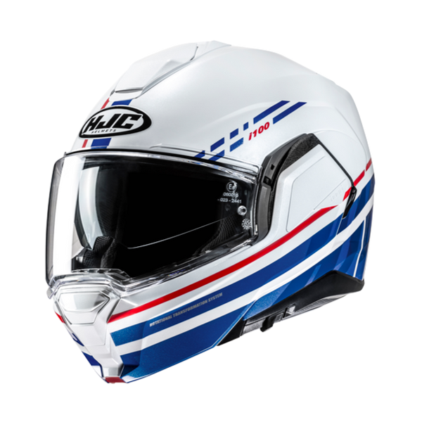 HJC CASCO MODULARE i100 SYSMA ROSSO BLU MC21