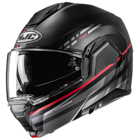HJC CASCO MODULARE i100 SYSMA ROSSO MC1SF