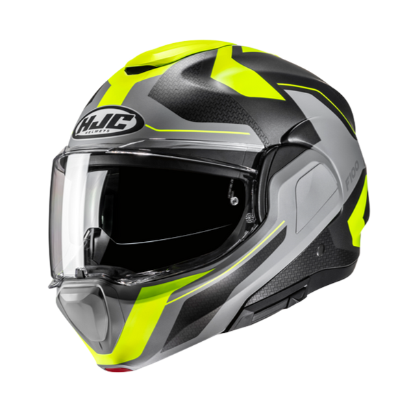 HJC CASCO MODULARE F100 BIOS GIALLLO FLUO MC3HSF