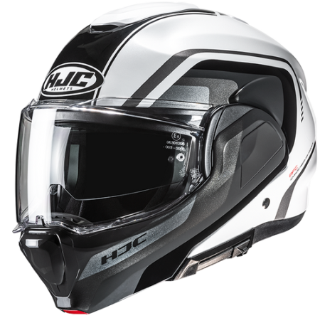 HJC CASCO MODULARE F100 REEF ROSSO MC1