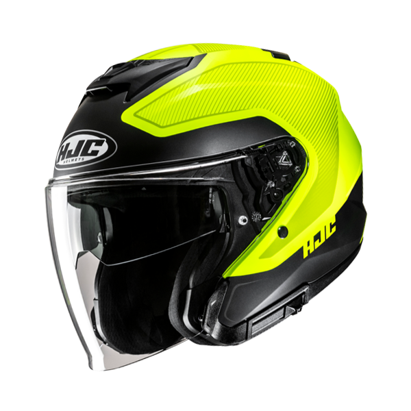 HJC CASCO JET i31 TEVIS GIALLO FLUO MC3HSF