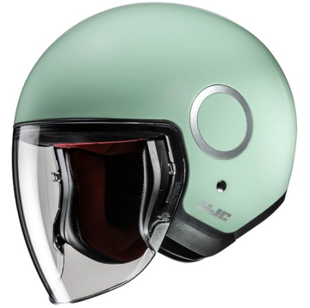 HJC CASCO JET IN FIBRA RPHA 40 VERDE ACQUA