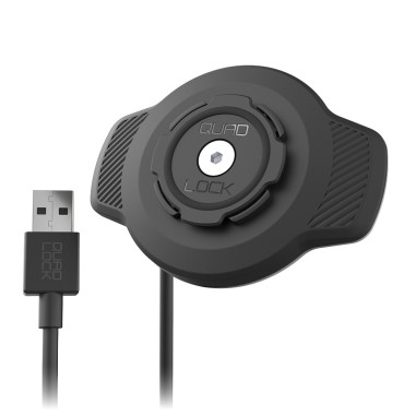 TESTA CARICABATTERIE QUAD LOCK WIRELESS USB WATERPROOF