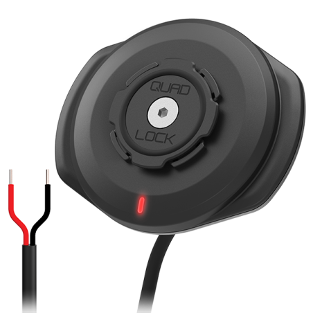 TESTA CARICABATTERIE QUAD LOCK WIRELESS RESISTENTE ALLE INTEMPERIE DA 12-24V
