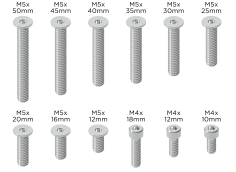SET QUAD LOCK VITI DI RICAMBIO