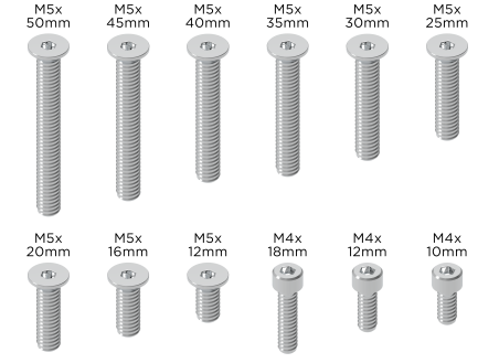SET QUAD LOCK VITI DI RICAMBIO
