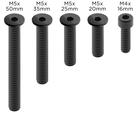 SET QUAD LOCK VITI DI RICAMBIO PRO NERE V2