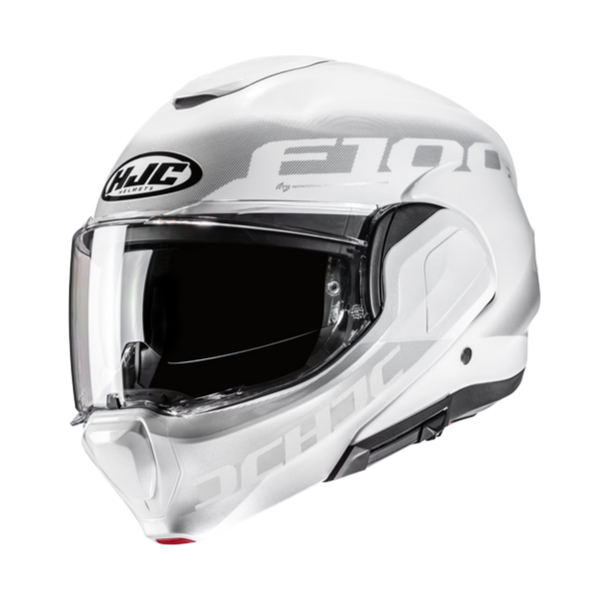 HJC CASCO MODULARE F100 HETAL BIANCO MC10
