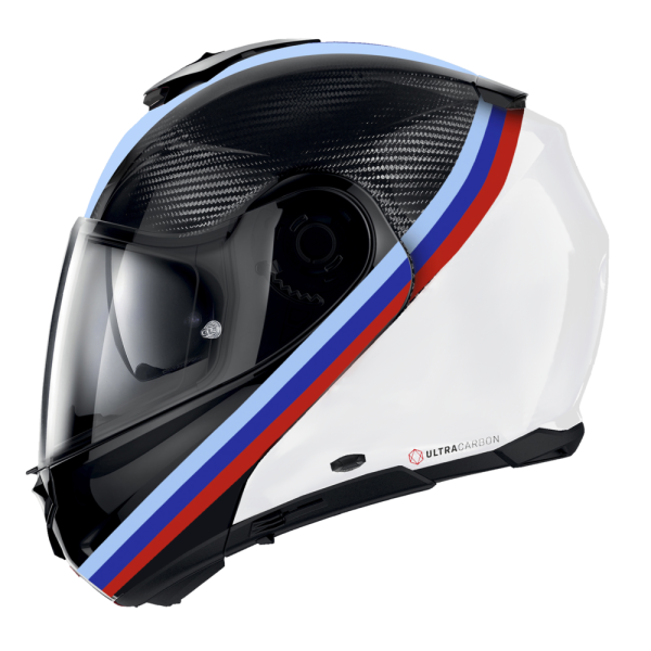 NOLAN CASCO MODULARE X-1005 ULTRA GEMINI ROSSO BLU BIANCO 349