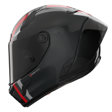 NOLAN CASCO INTEGRALE FIBRA X-804 RS GEMINI NERO ROSSO ROSSO 364