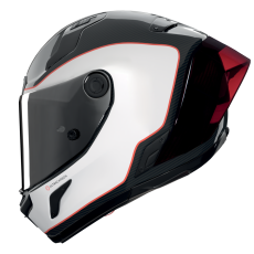 NOLAN CASCO INTEGRALE FIBRA X-804 RS ASSO DI PICCHE BIANCO ROSSO 343