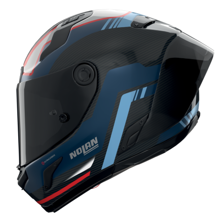 NOLAN CASCO INTEGRALE FIBRA X-804 RS PIEGA BLU ROSSO 366