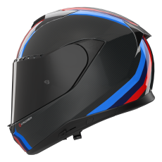 NOLAN CASCO INTEGRALE FIBRA X-904 ULTRA CARBON GEMINI BIANCO ROSSO BLU 351