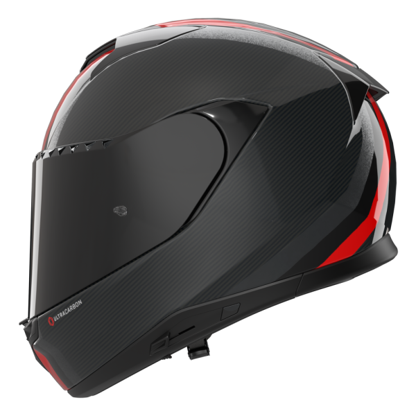 NOLAN CASCO INTEGRALE FIBRA X-904 ULTRA CARBON GEMINI NERO ROSSO BLU