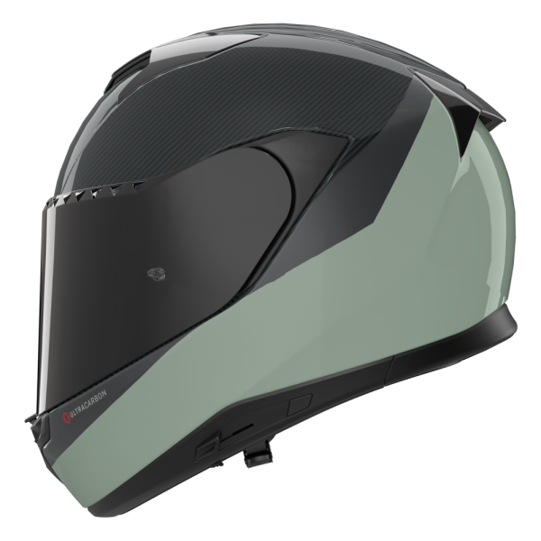 NOLAN CASCO INTEGRALE FIBRA X-904 ULTRA CARBON VERNICIATURA SPECIALE VERDE ROSSO 342