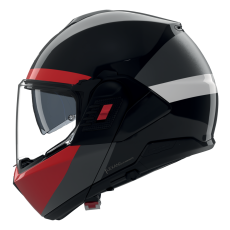 NOLAN CASCO MODULARE N120-1 BLOCCO NERO ROSSO 357