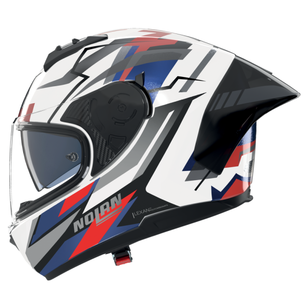 NOLAN CASCO INTEGRALE N60-6 SPORT CORSA BIANCO BLU ROSSO 355