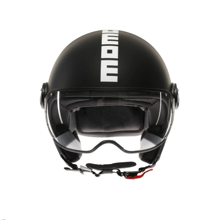 MOMO DESIGN CASCO JET FGTR CLASSIC NERO OPACO / BIANCO