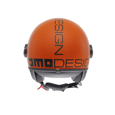 MOMO DESIGN CASCO JET FGTR CLASSIC ARANCIONE OPACO / NERO
