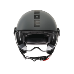MOMO DESIGN CASCO JET FGTR CLASSIC GRIGIO OPACO / NERO