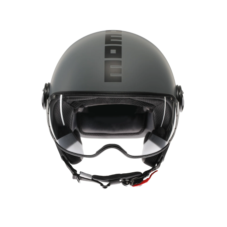 MOMO DESIGN CASCO JET FGTR CLASSIC GRIGIO OPACO / NERO