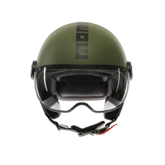 MOMO DESIGN CASCO JET FGTR CLASSIC VERDE OPACO / NERO