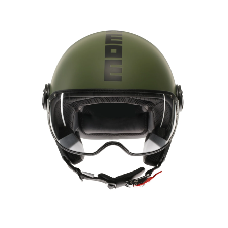 MOMO DESIGN CASCO JET FGTR CLASSIC VERDE OPACO / NERO