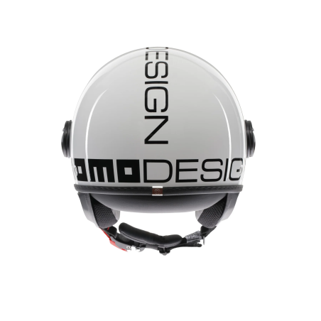 MOMO DESIGN CASCO JET FGTR CLASSIC BIANCO LUCIDO / NERO