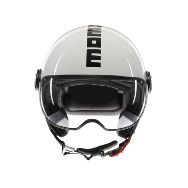 MOMO DESIGN CASCO JET FGTR CLASSIC BIANCO LUCIDO / NERO