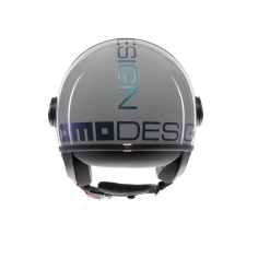 MOMO DESIGN CASCO JET FGTR CLASSIC FLIP BLU / FUCSIA 2
