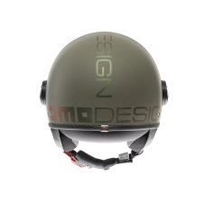 MOMO DESIGN CASCO JET FGTR CLASSIC FLIP VERDE OPACO / BRONZO 2