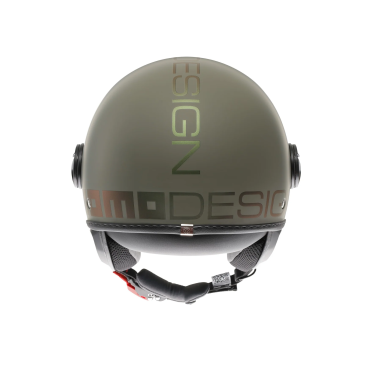 MOMO DESIGN CASCO JET FGTR CLASSIC FLIP VERDE OPACO / BRONZO